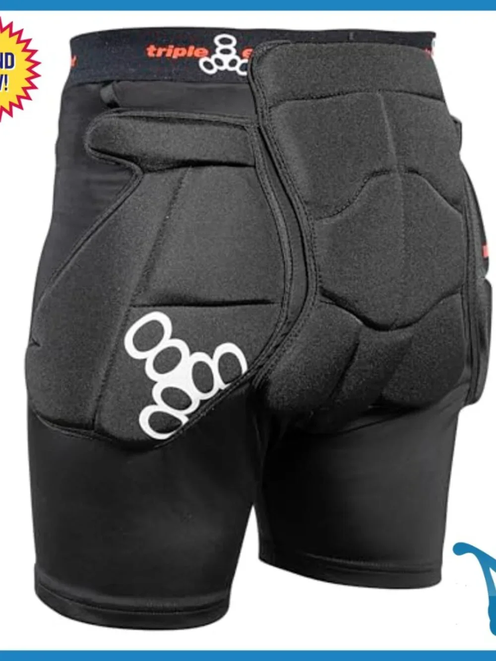 Unisex Padded Skate Shorts Impact Protection Multi-Sport Gear
